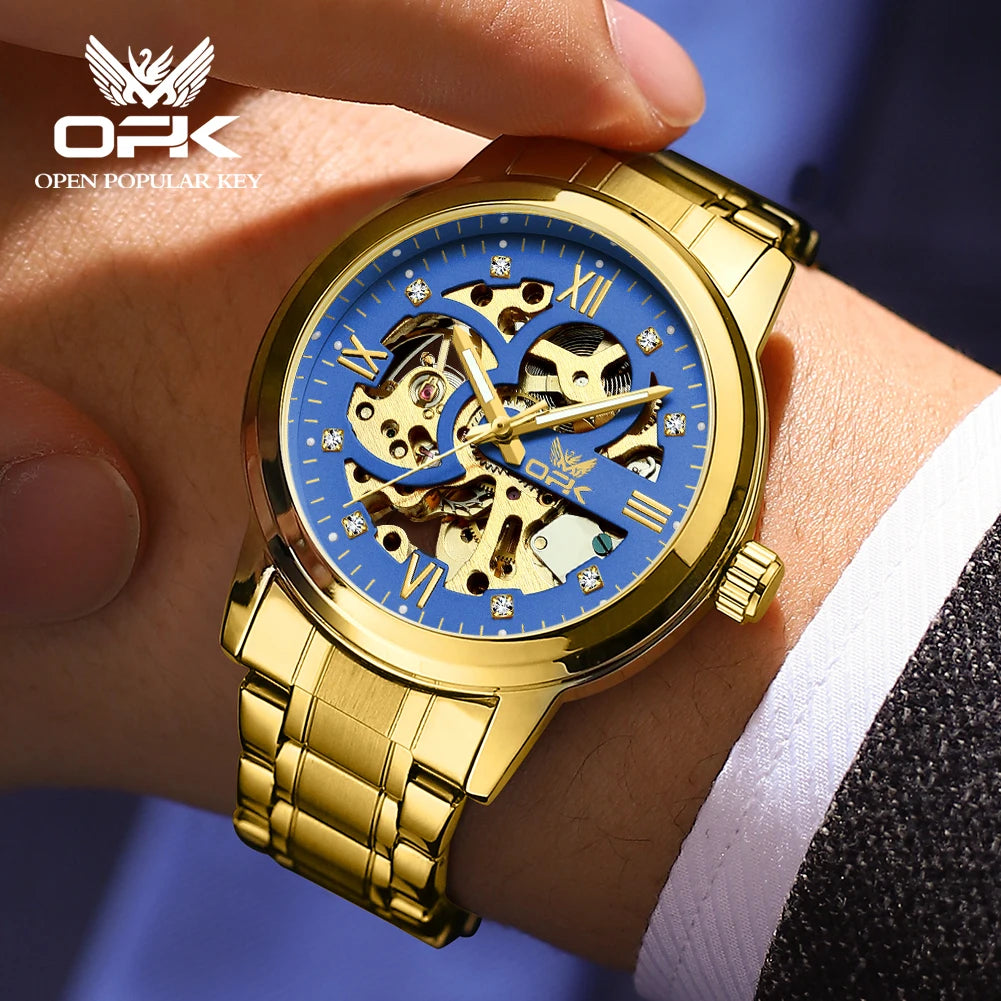 OPK Brand Original Luxury Stainless Steel Strap Men's Watches