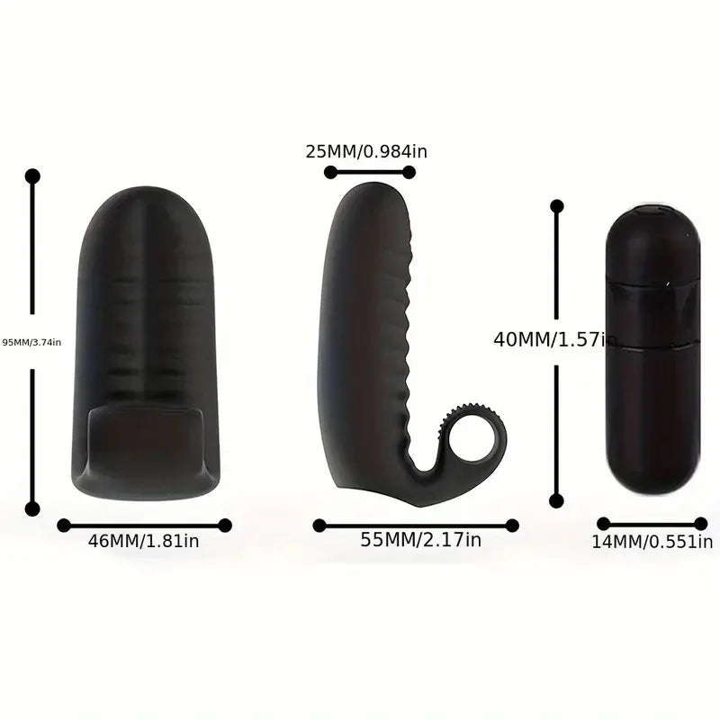 10 frequency Finger Sleeve G Spot Vibrator