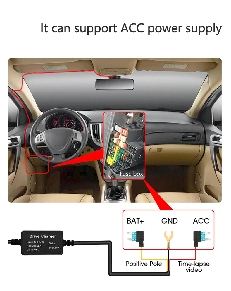 10 Inch Car Touch Screen Video Recorder Rearview Mirror