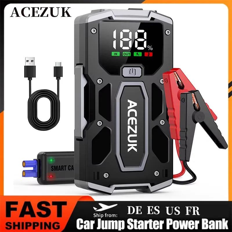 12800mAh Car Jump Starter Portable Power Bank