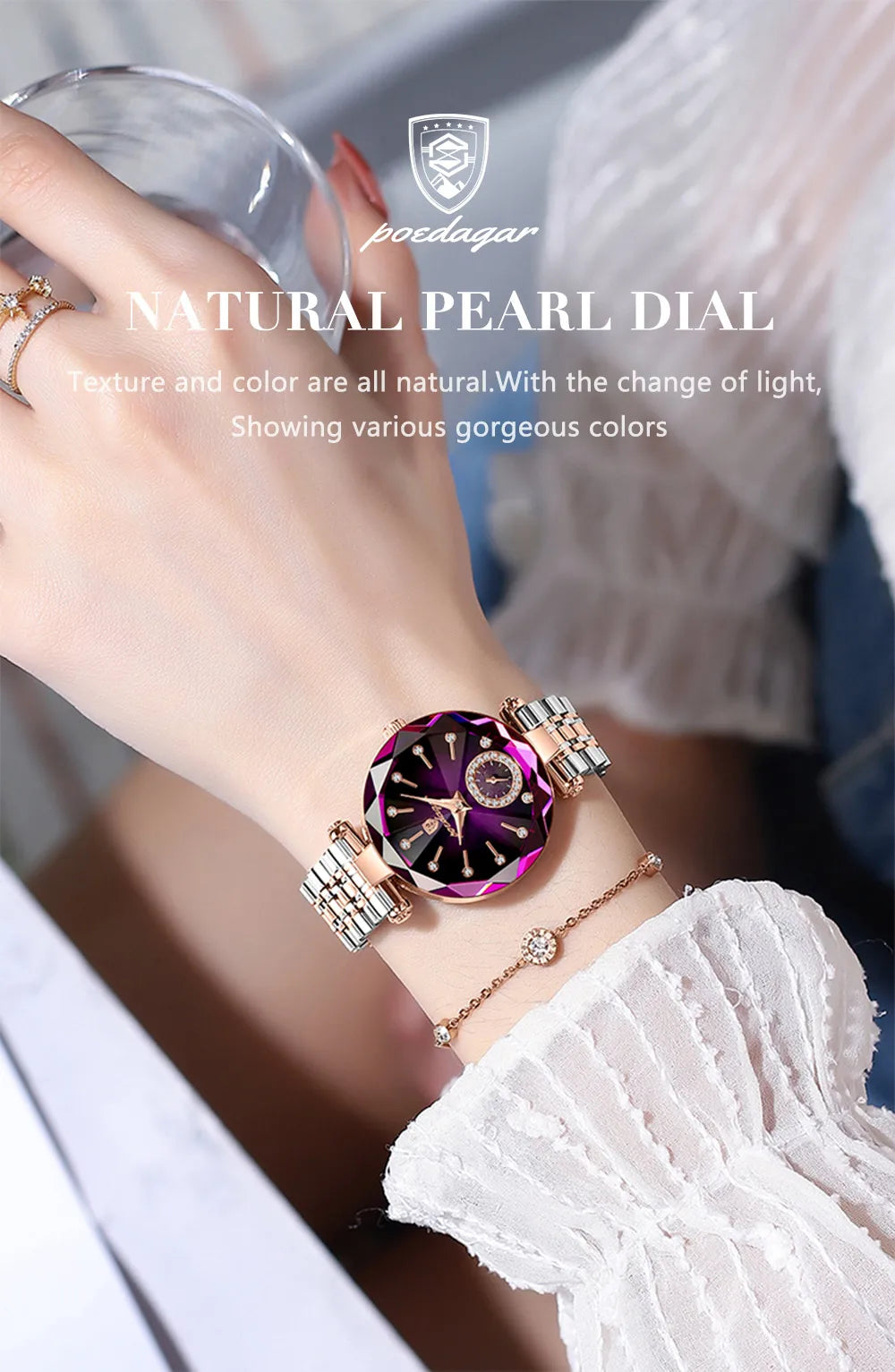 POEDAGAR Luxury Woman Wristwatch