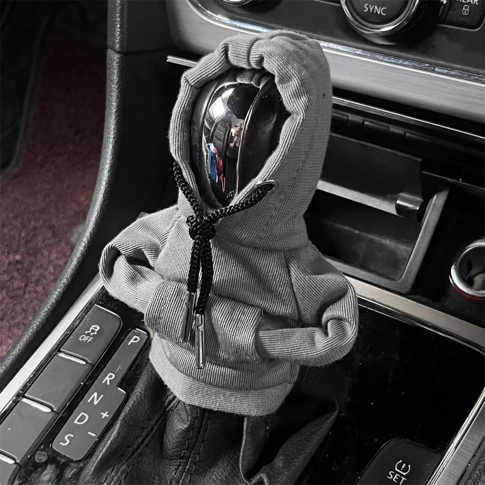 Hoodie Car Gear Shift Knob Cover