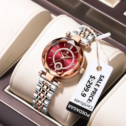 High Quality Diamond Ladies Quartz Watch