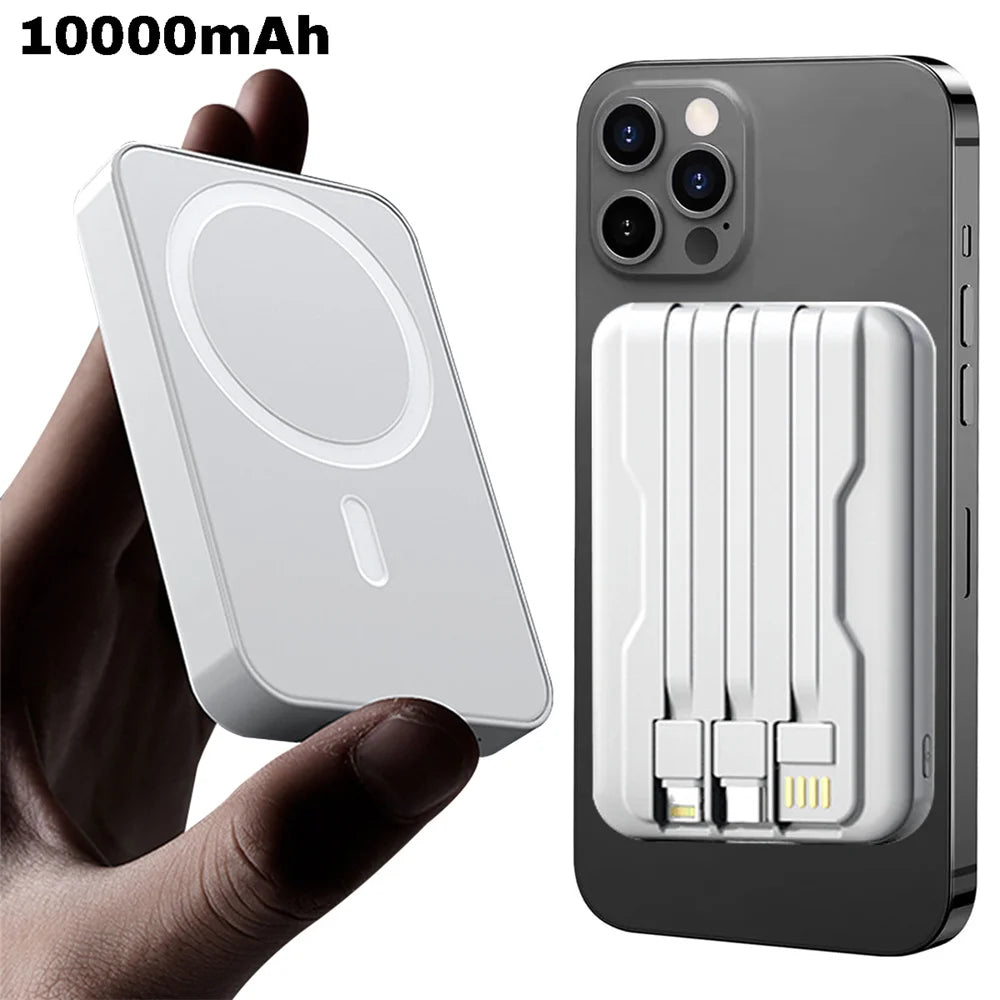 Magnetic Power Bank Portable Charger 10000mAh 15W