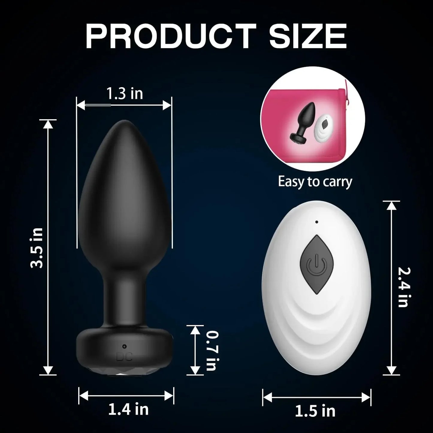 APP Wireless Control Anal Vibrator