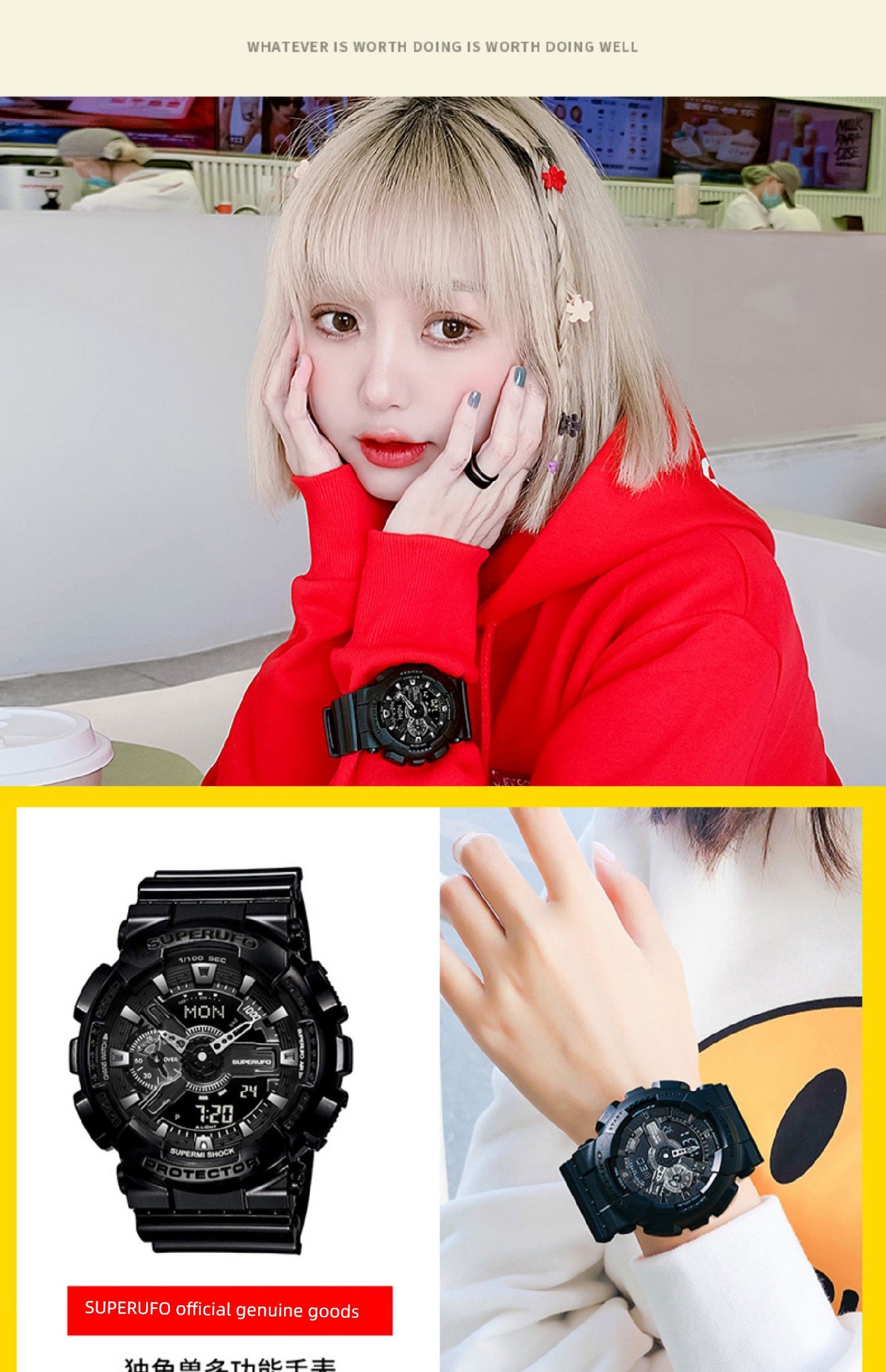 Female Unicorn Electronic Watch