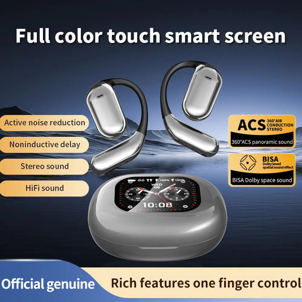 Waterproof Intelligent Touch Screen Open Earphones