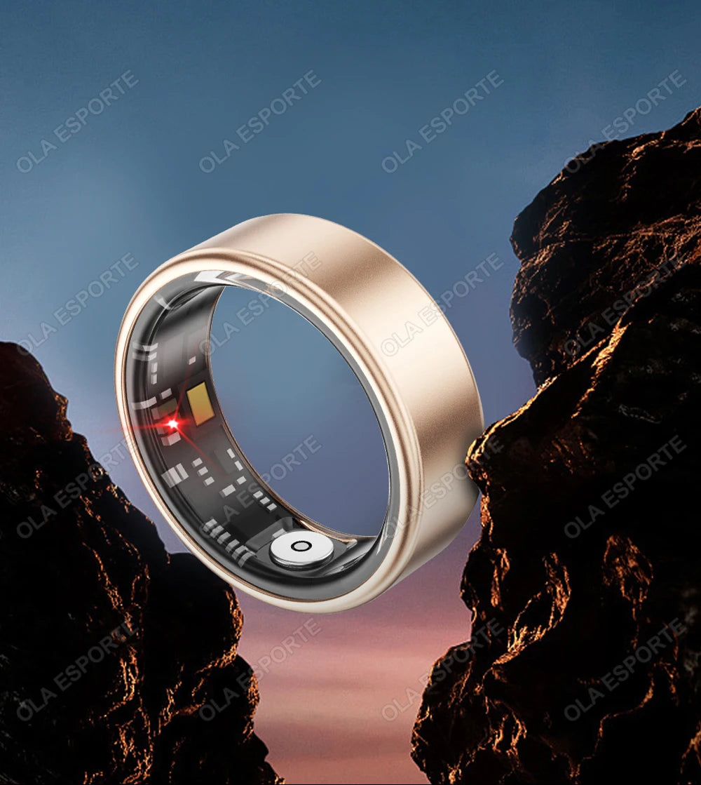 Smart Ring Men Women Military Grade Titanium Steel Shell