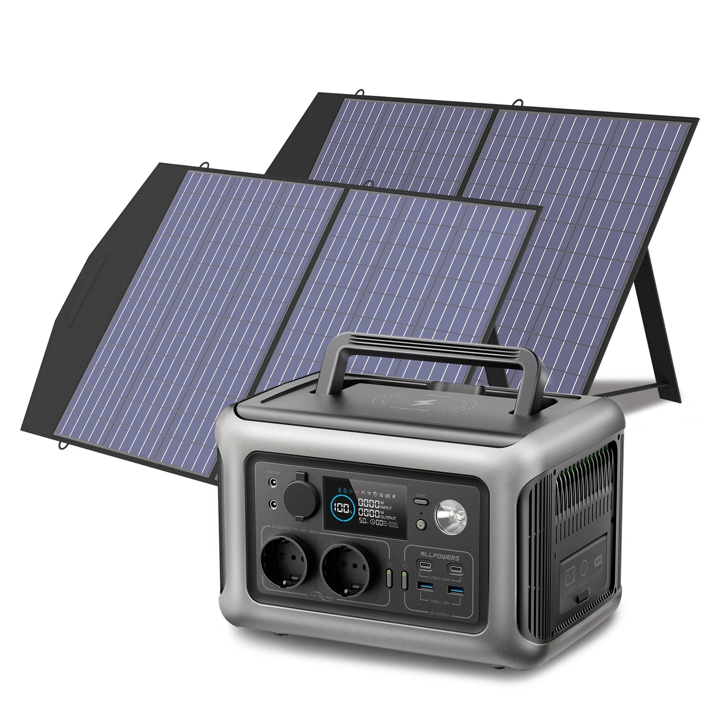 ALLPOWERS R600 Portable Powerstation with Solarpanel (Optional)