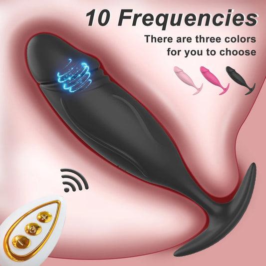 Anal Vibrator For Prostate Massager with Remote Control