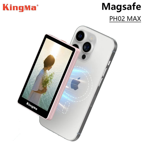 Kingma PH02 Max Magnetic Vlog Selfie Monitor Screen for  for iPhone13 14 15 16 pro MAX Samsung S23 S24 Ultra Xiaomi 13 14 Ultra