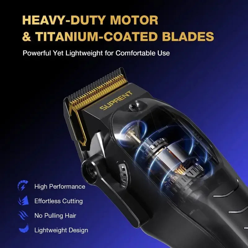 SUPRENT PRO The Black Scorpion- Professional Hair Clippers