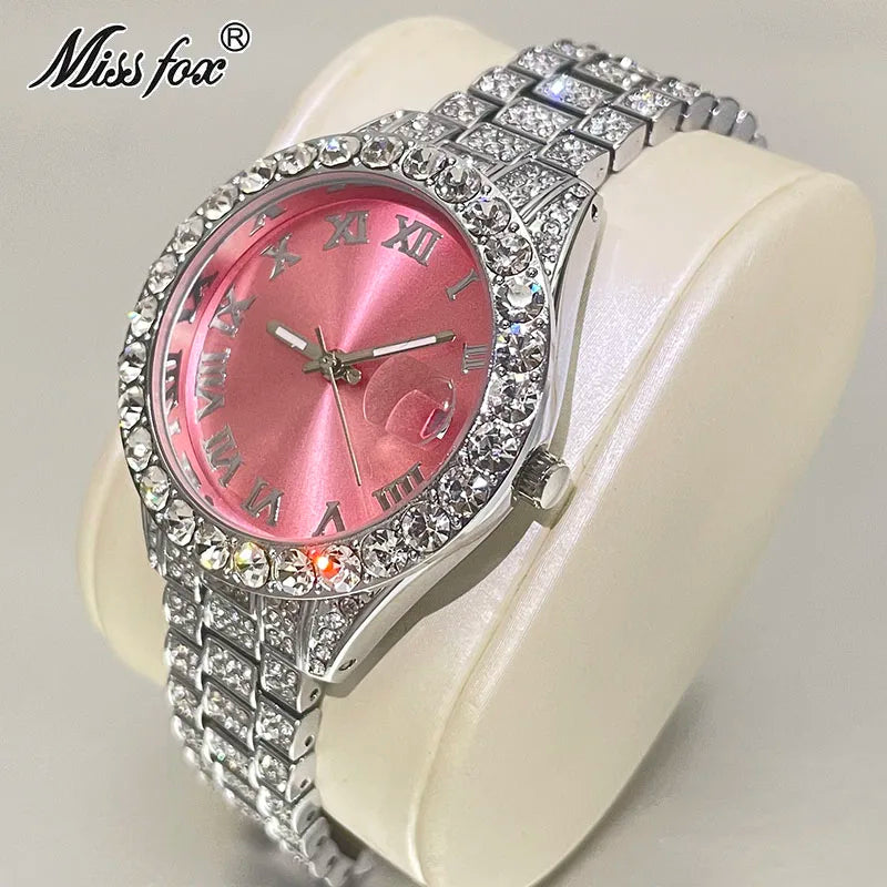 MISSFOX Pink Women Watches