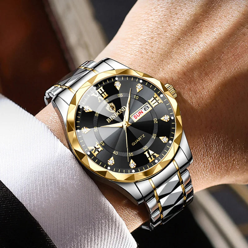 Top Brand Luxury Fashion Mens Watch