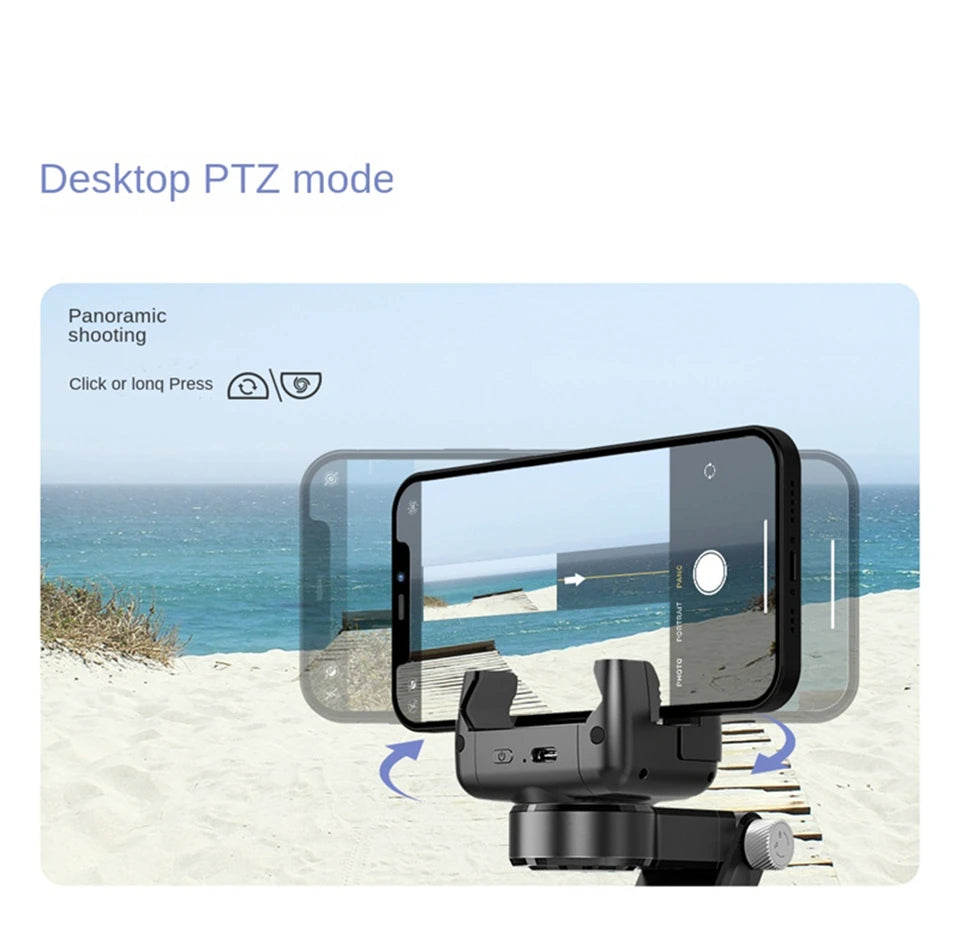 New Bluetooth Wireless Gimbal Stabilizer Selfie Stick