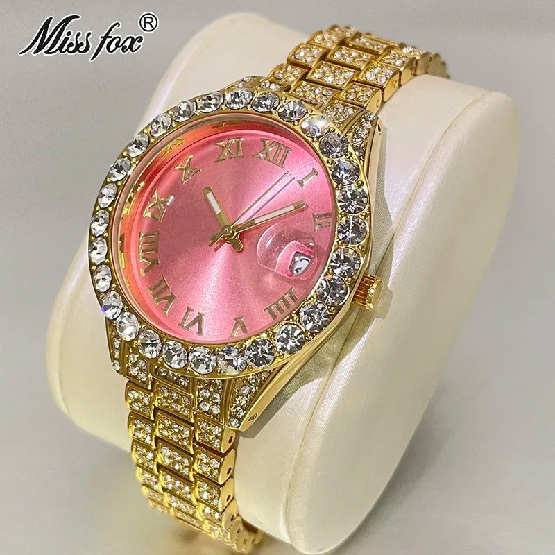 MISSFOX Pink Women Watches