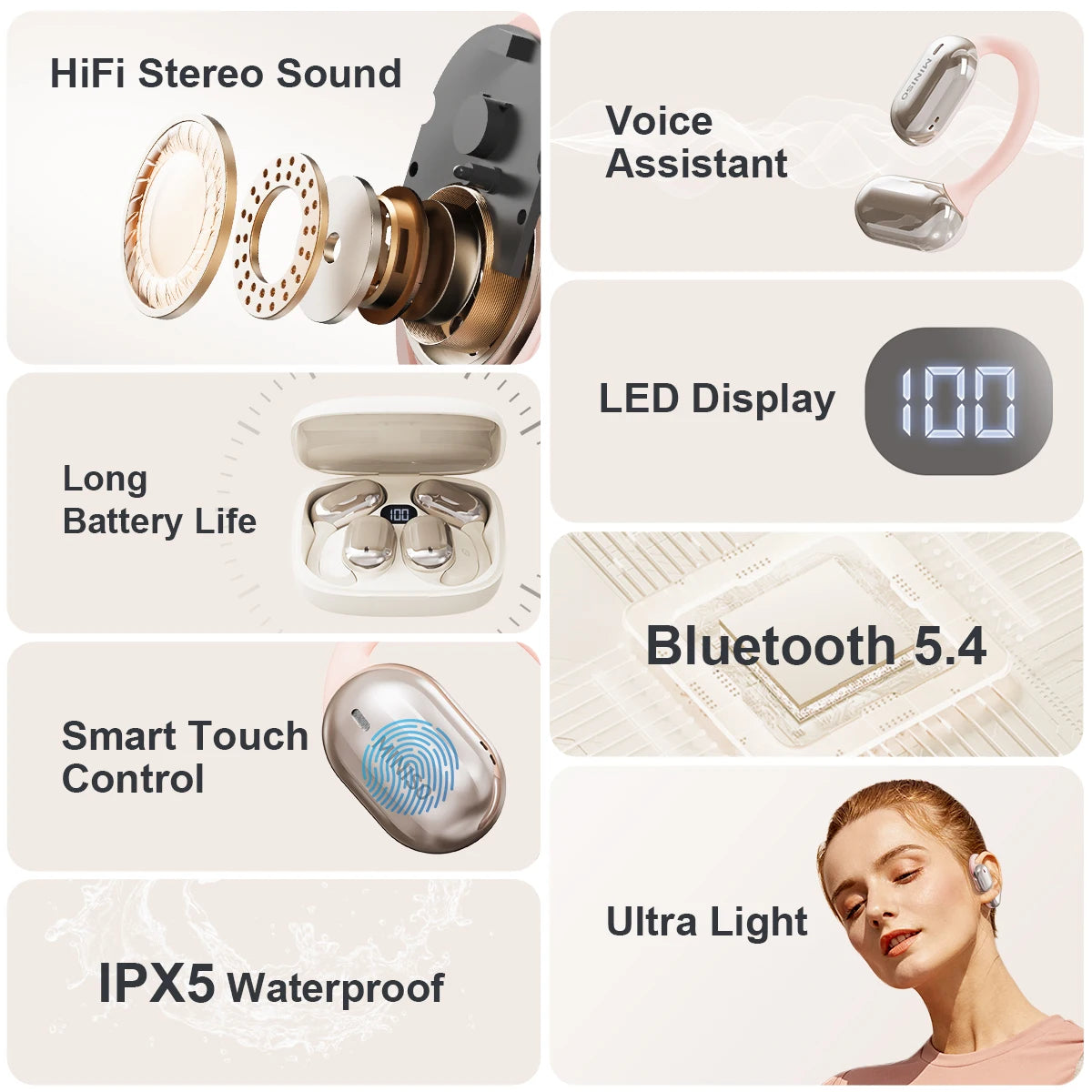 MINISO X23  OWS Wireless Earphones