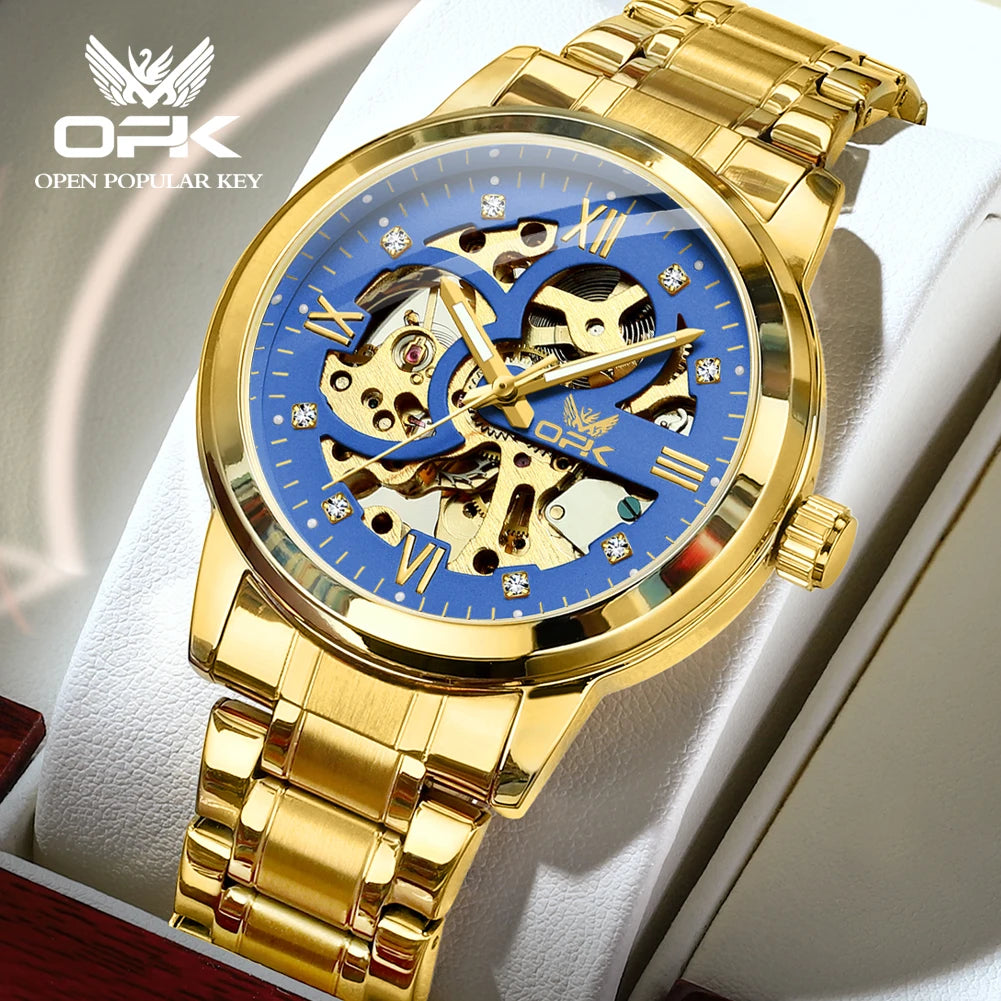 OPK Brand Original Luxury Stainless Steel Strap Men's Watches