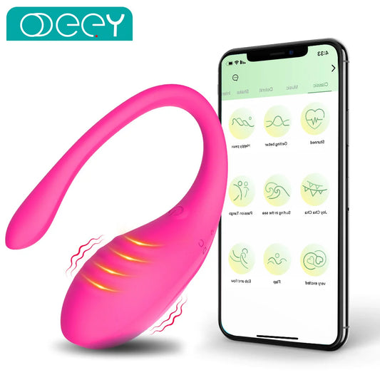 9 Speed APP Controlled Vaginal Vibrators Stimulator