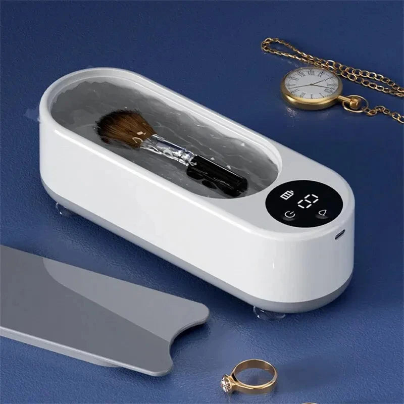 xiaomi MIJIA 450ml Clean Ultrasonic Cleaner Portable Household Cleaning Machine Jewelry Cleaner Machine Ring Glasse Makeup Brush