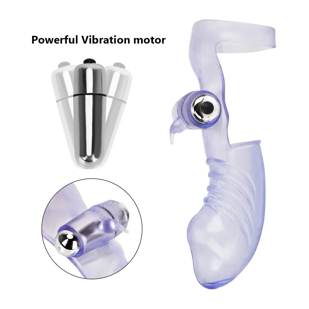 10 frequency Finger Sleeve G Spot Vibrator