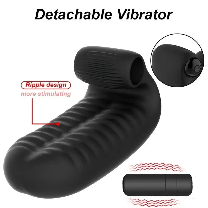 10 frequency Finger Sleeve G Spot Vibrator