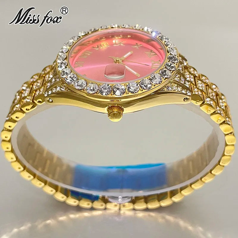 MISSFOX Pink Women Watches