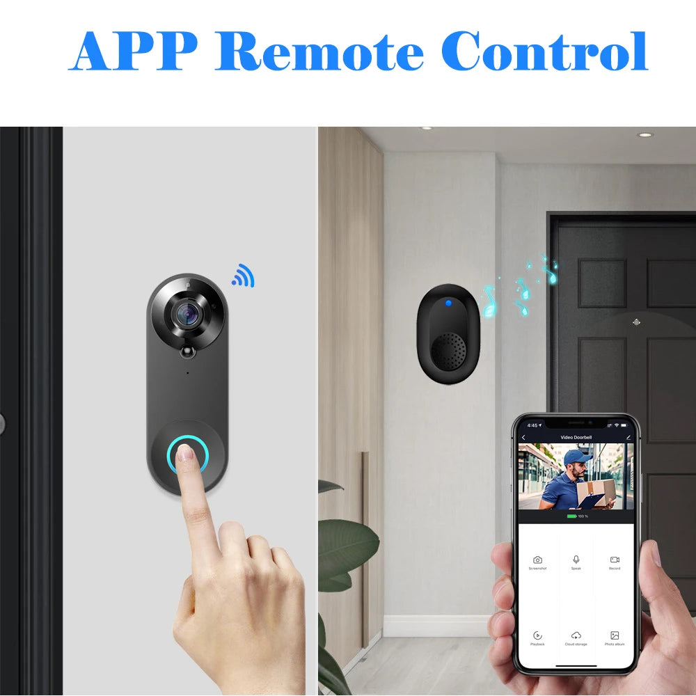 1080P Wireless WIFI Doorbell Video Camera