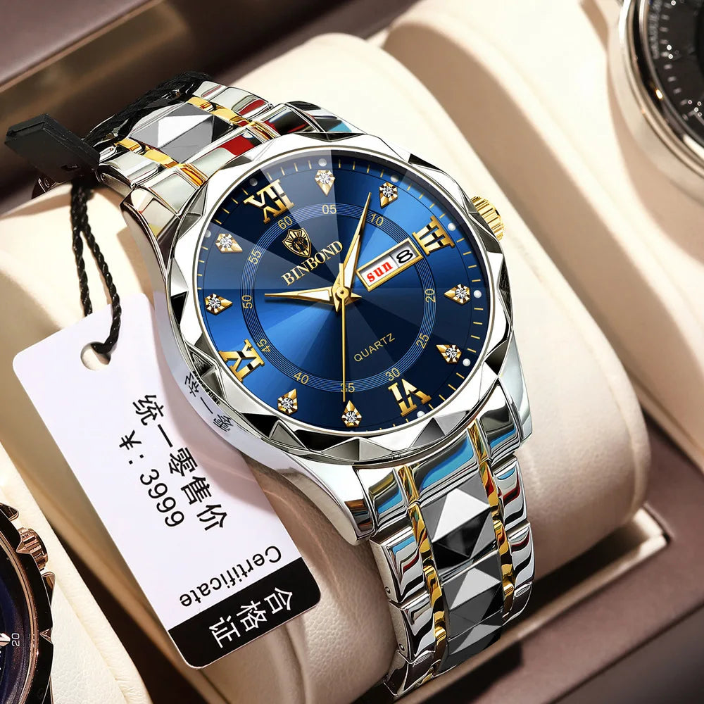 Top Brand Luxury Fashion Mens Watch