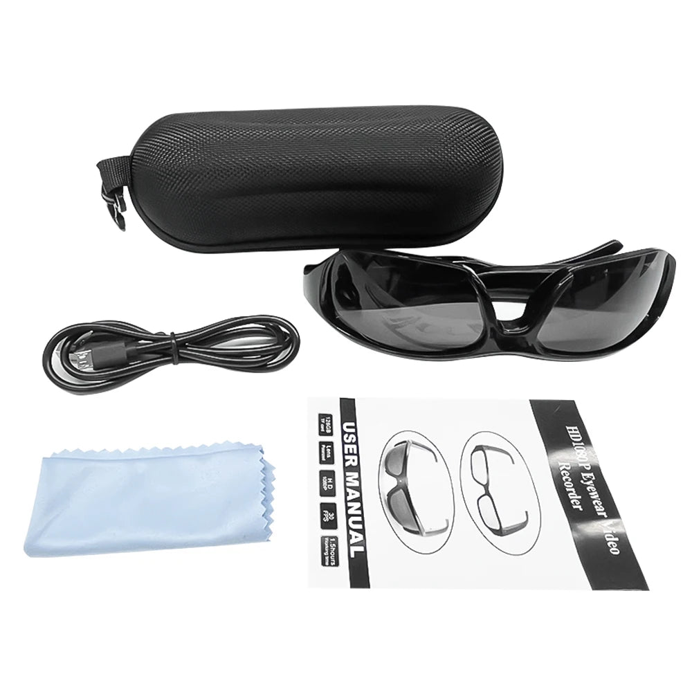 Wearable HD 1080P Mini Glasses Camera