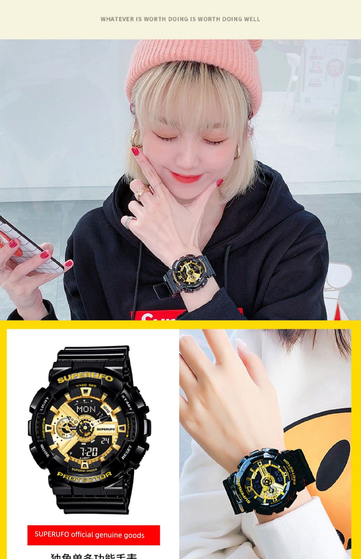 Female Unicorn Electronic Watch