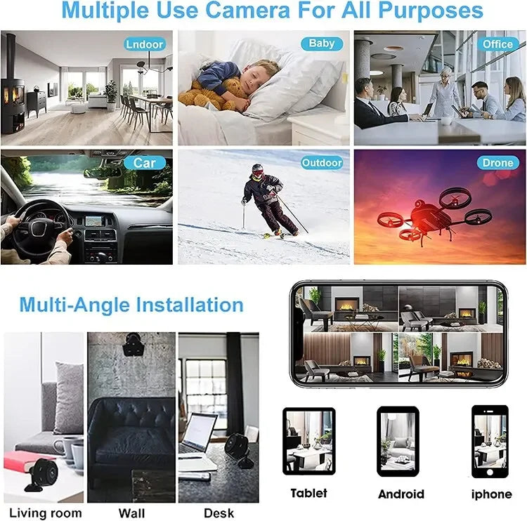 New A9 WiFi Wireless Surveillance Smart Home Mini Cam