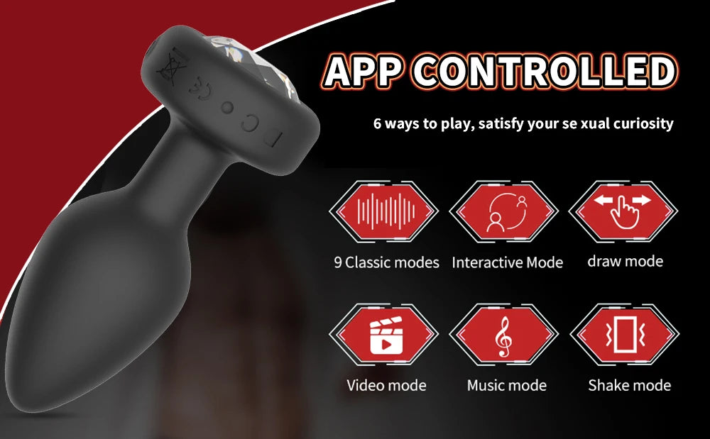 APP Wireless Control Anal Vibrator