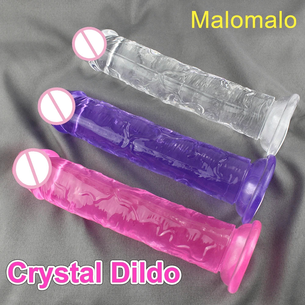 6 Sizes Realistic Big Jelly Dildo