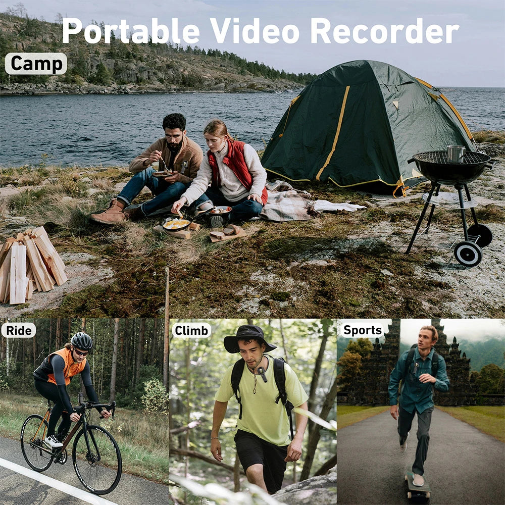 1080P Mini Portable Body Action Cam with Screen Video Recording