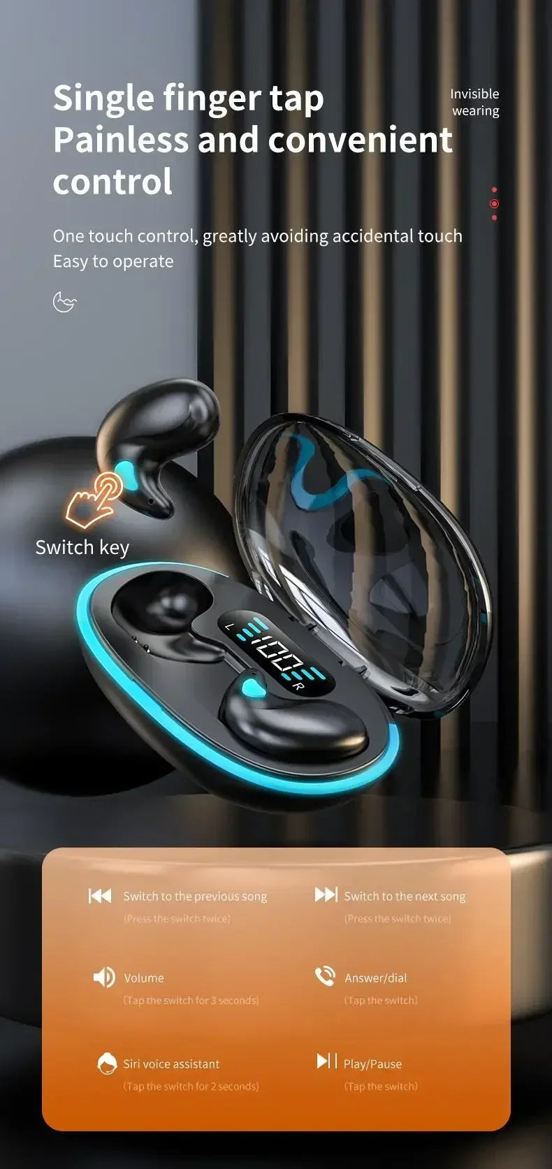 NEW Original X55 Wireless Sleep Earphones