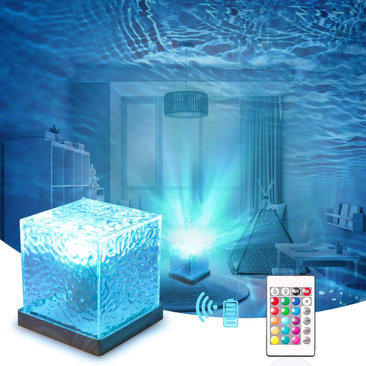 Ocean Wave 16 Colors Midnight Aura Lamp with Touch Control Aurora