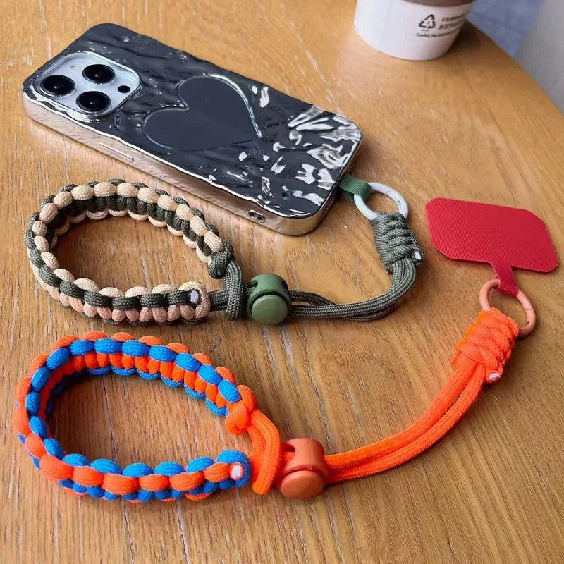 Handwoven Adjustable Universal Mobile Phone Wrist Strap