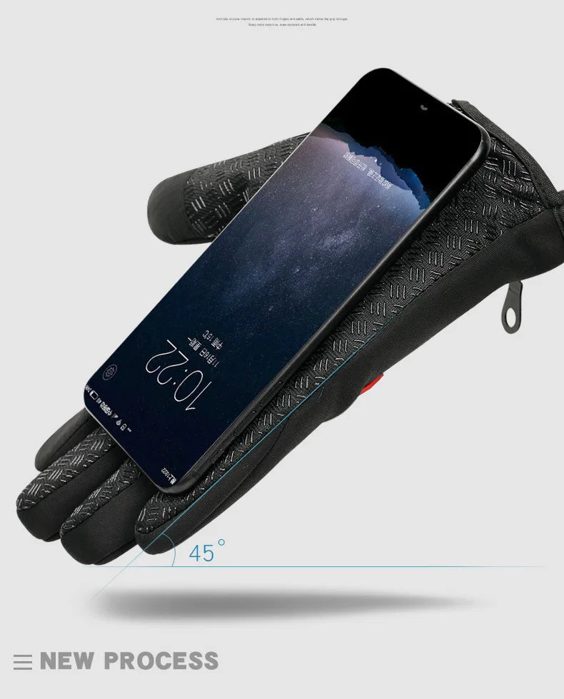 Touchscreen Waterproof Thermal Non-Slip Gloves