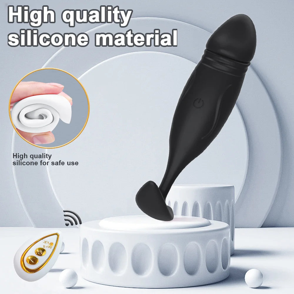 Anal Vibrator For Prostate Massager with Remote Control