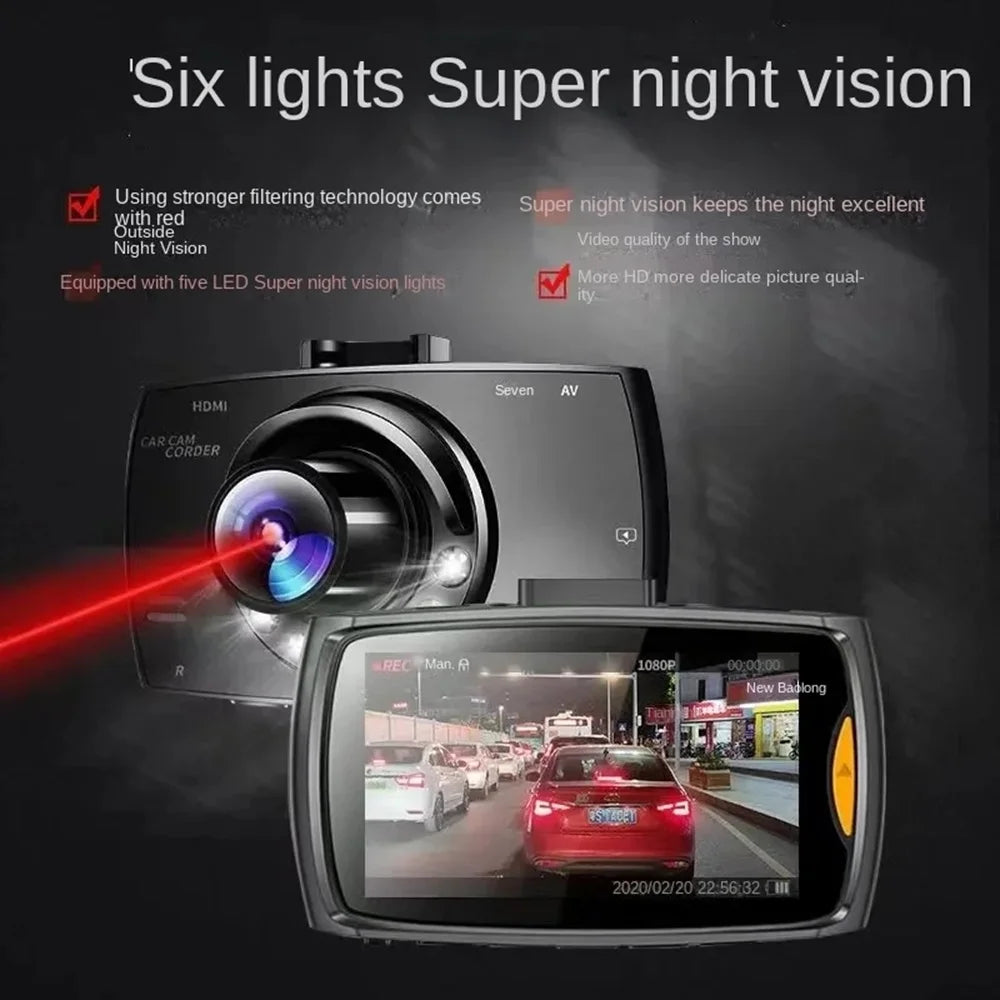 1080P Dash Car Camera Night Vision Video Recorder