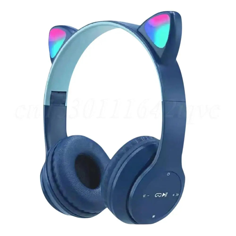 Cat Ear Gaming Headset with Glow Light