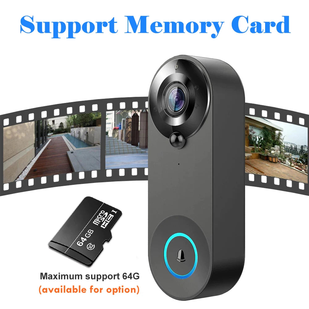 1080P Wireless WIFI Doorbell Video Camera