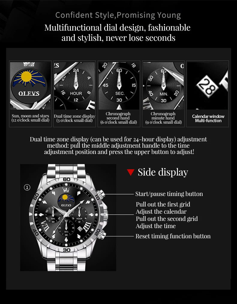 OLEVS 2949 Original Men's Watches