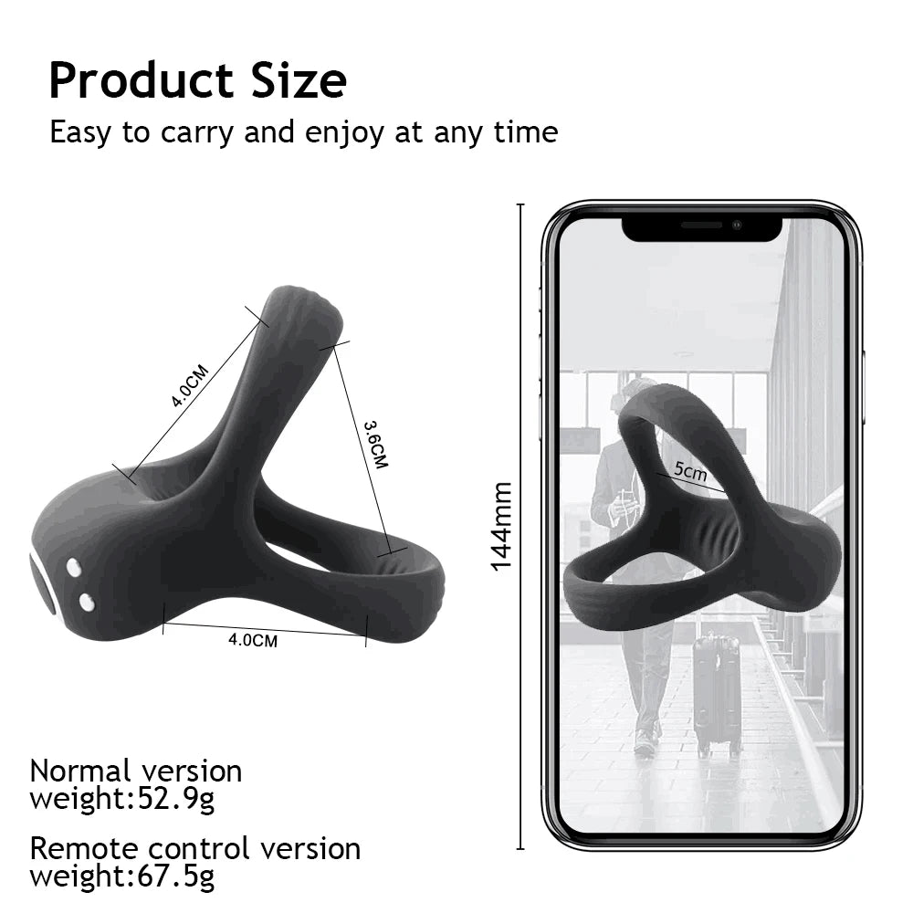 Vibrating Cock Ring for Men