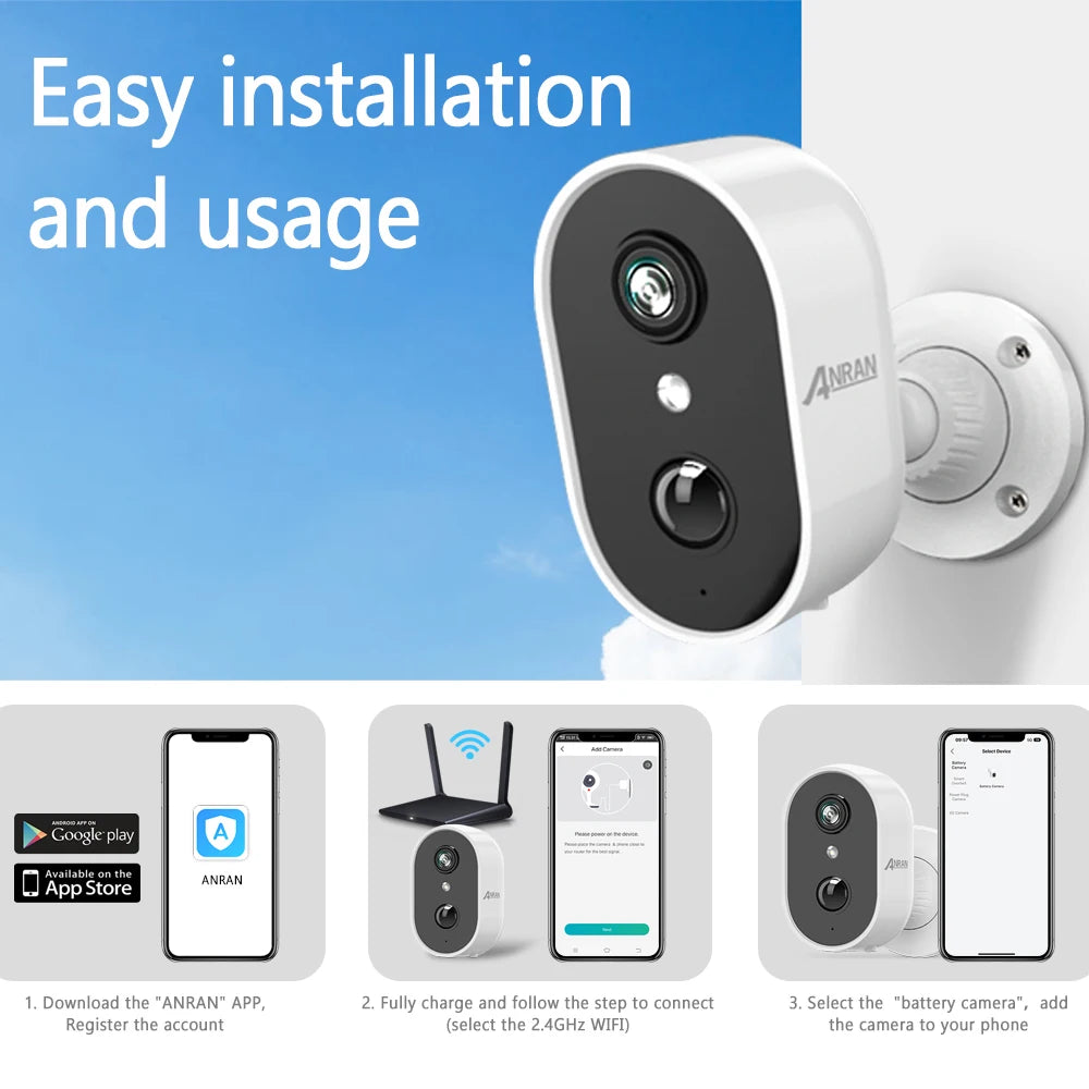 Wireless Home Surveillance Security Cameras