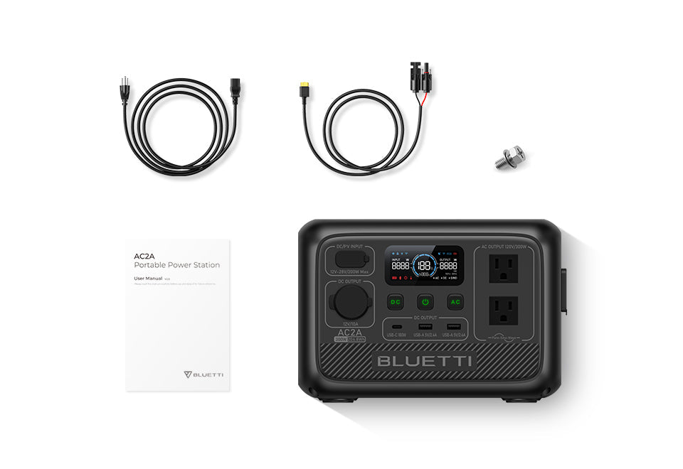 BLUETTI AC2A 300W 204Wh Portable Power Station